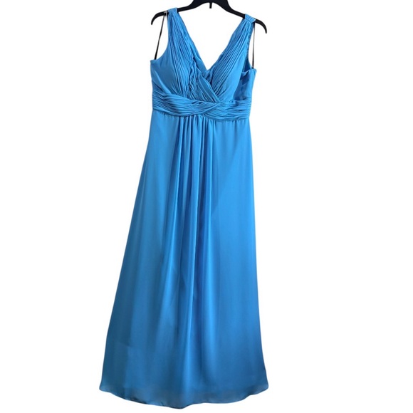 victoria marina Dresses & Skirts - Chiffon Maxi Dress Spring Formal Wedding Guest Size 14 Romantic